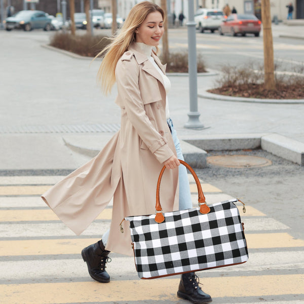 Women’s Weekender Travel Duffle Bag – Overnight Tote & Carry Bag