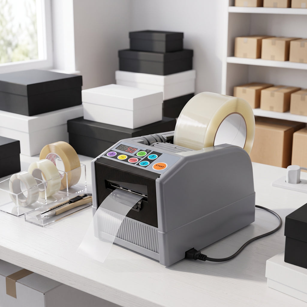 Automatic Electric Tape Dispenser & Cutter – Packaging & Shipping Machine