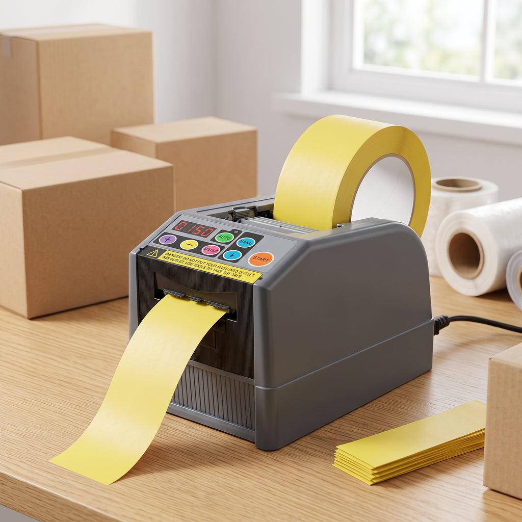 Automatic Electric Tape Dispenser & Cutter – Packaging & Shipping Machine