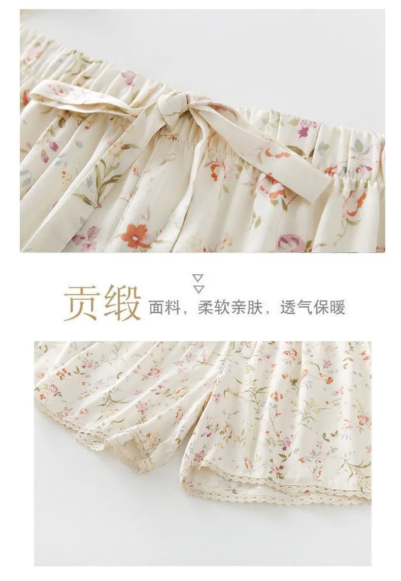 Women’s Satin Two-Piece Short Pajama Set
