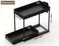 2-Tier Sliding Cabinet Organizer