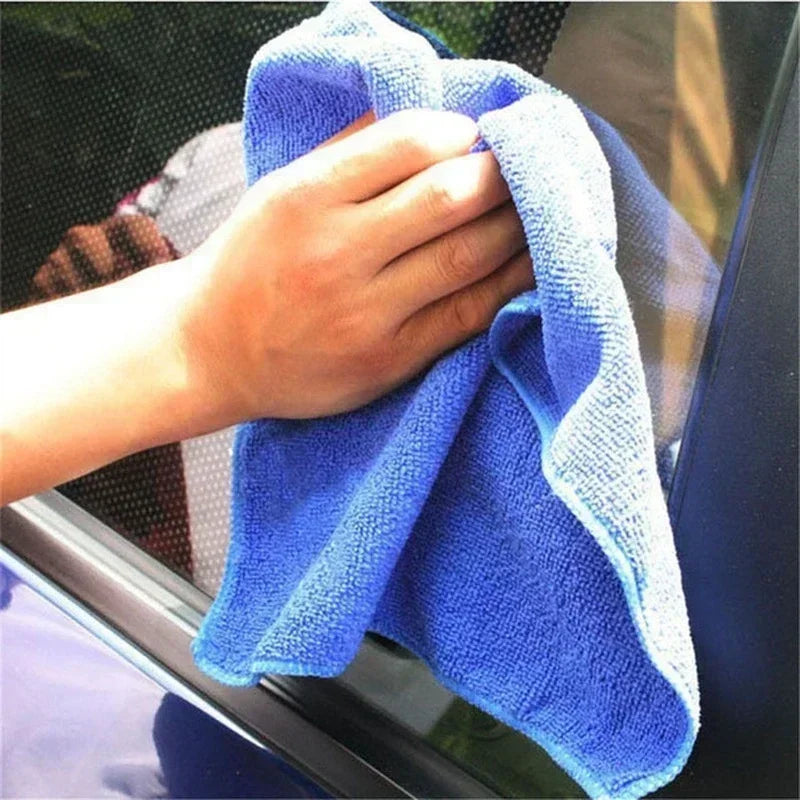 Lint-Free Microfiber Car Window Cloths