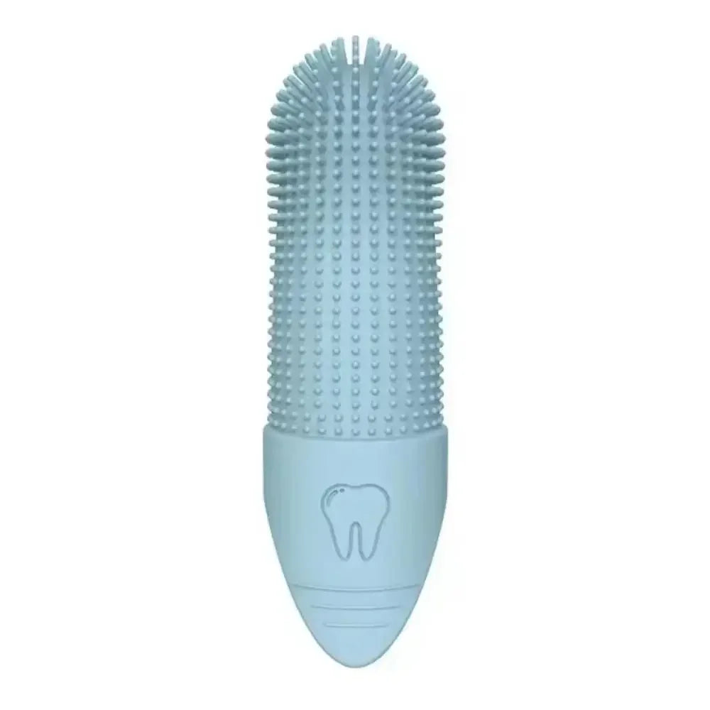 360° Soft Silicone Finger Toothbrush for Dogs & Cats