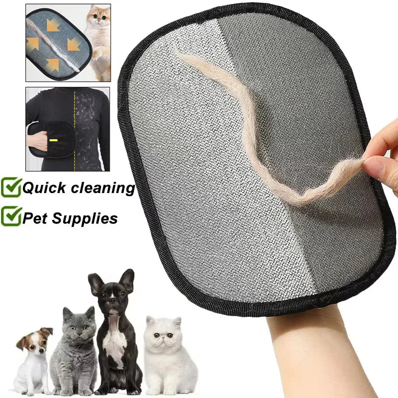 Washable Pet Grooming Hair-Removal Gloves