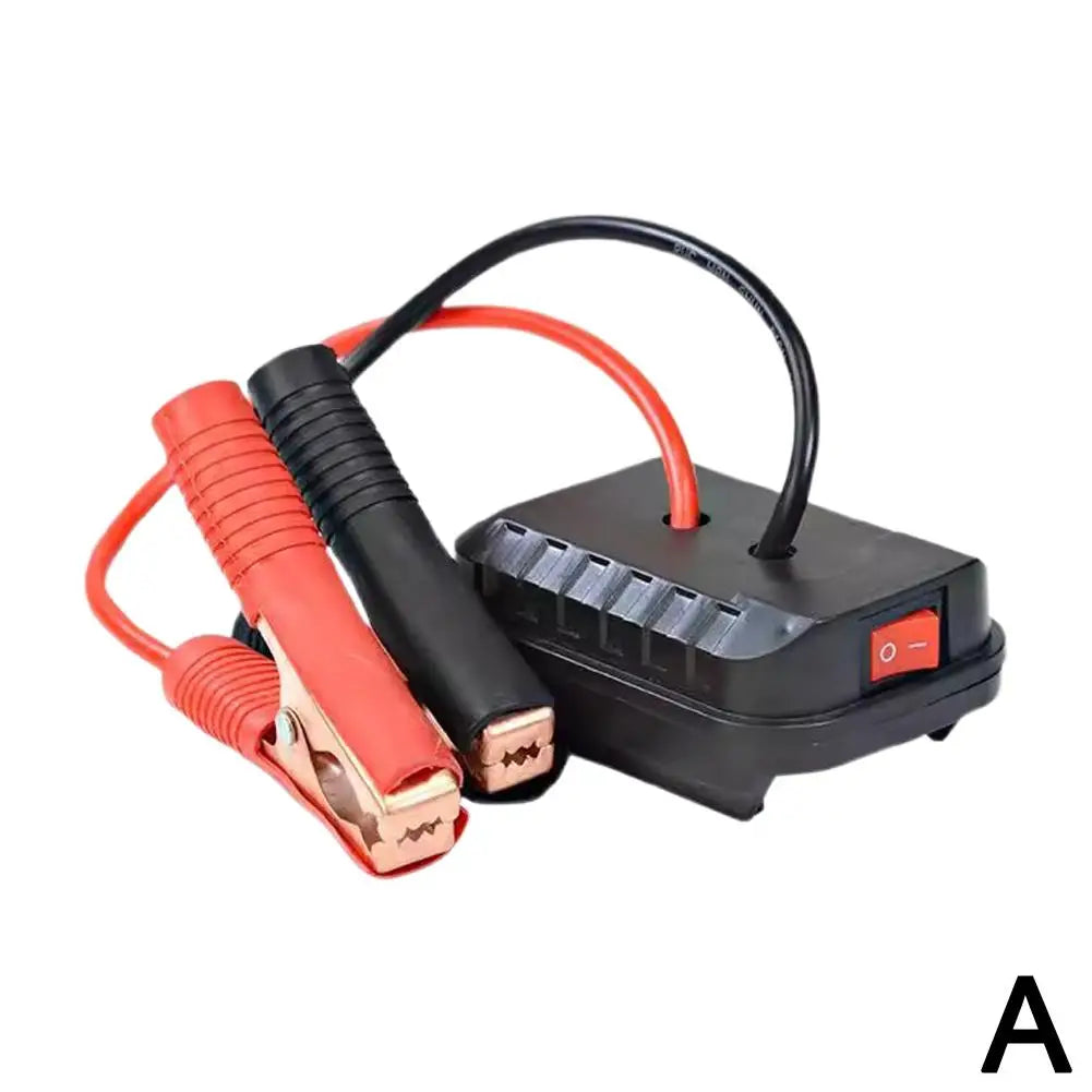 Battery-Powered Jump Starter Cable Adapter