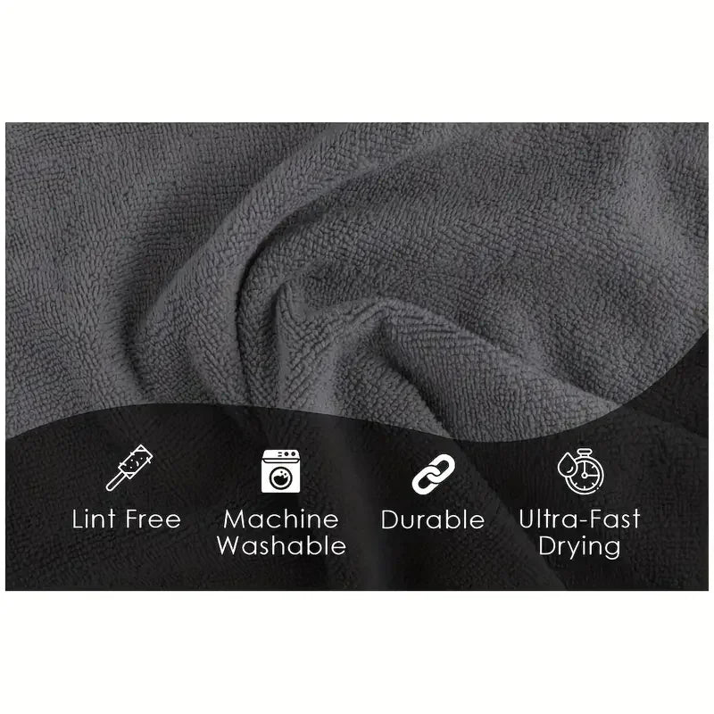 Reusable Microfiber Cleaning Towel Set