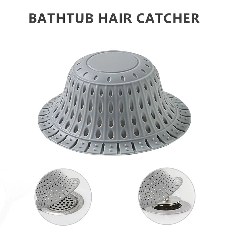 Silicone Shower Drain Hair Catcher