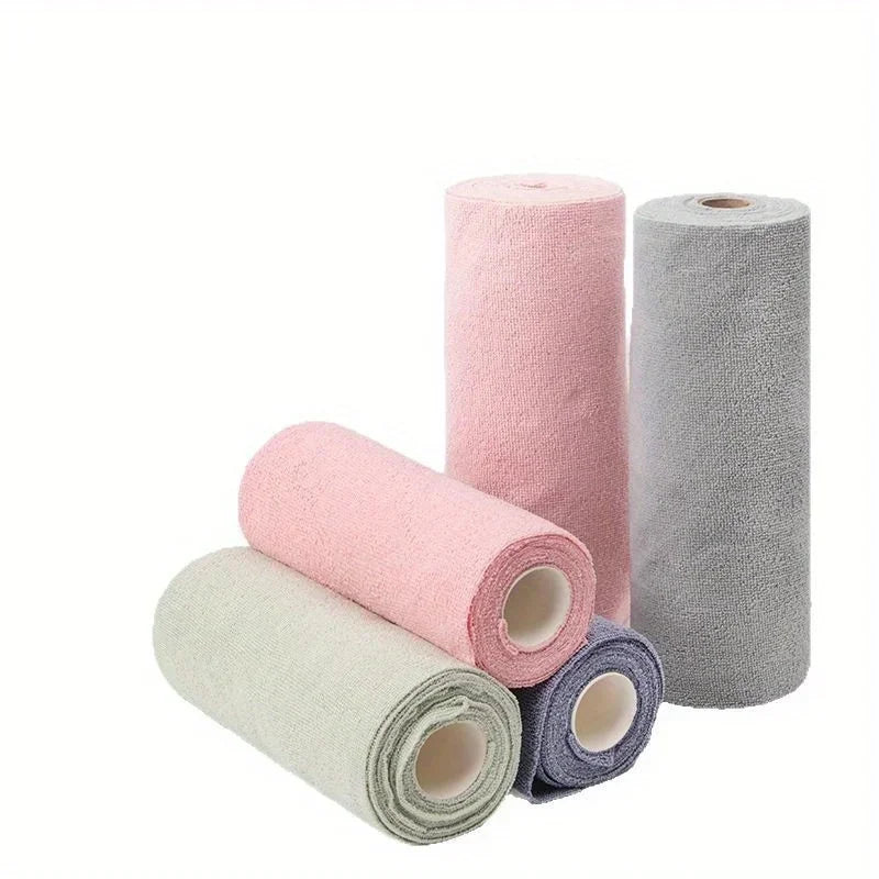 Reusable Microfiber Dishcloth Roll