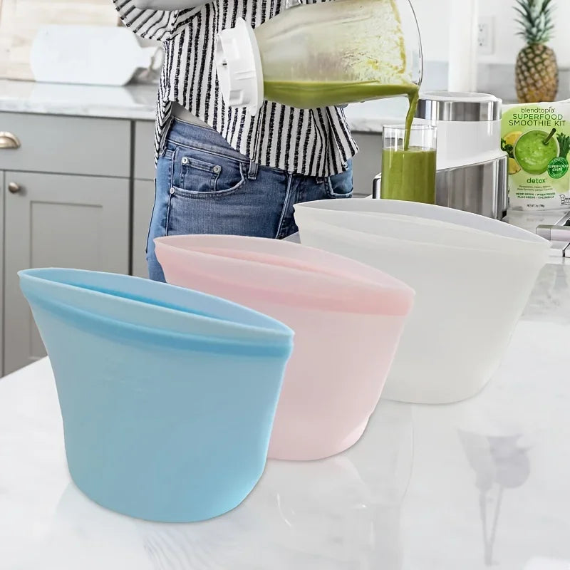 Reusable Silicone Food Storage Bags