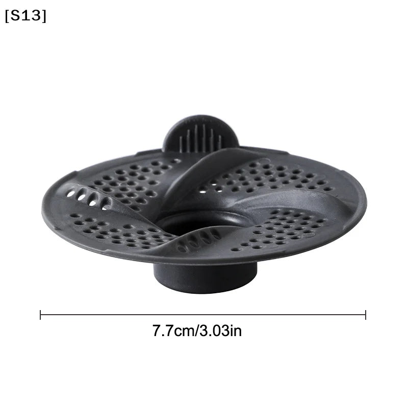 3-Piece Bathtub Drain Hair Catcher Set