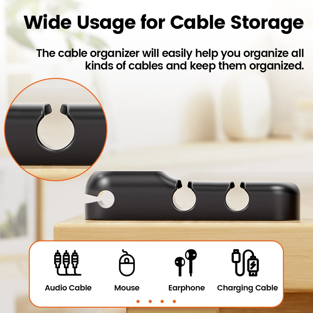 Flexible Cable Organizer Clips