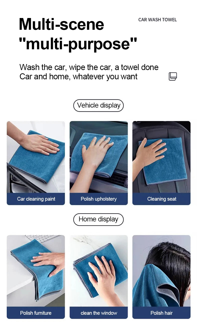 Microfiber Car Drying Towel Set