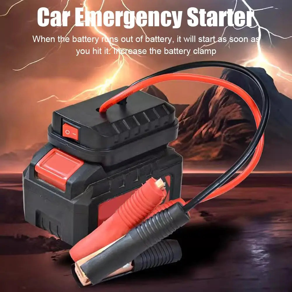 Battery-Powered Jump Starter Cable Adapter