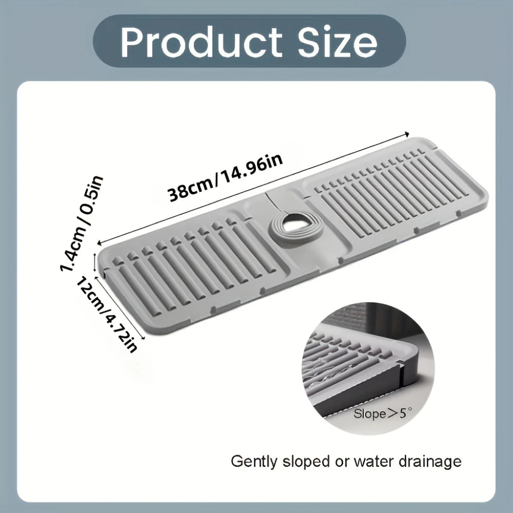 Quick-Dry Faucet Splash Guard Pad