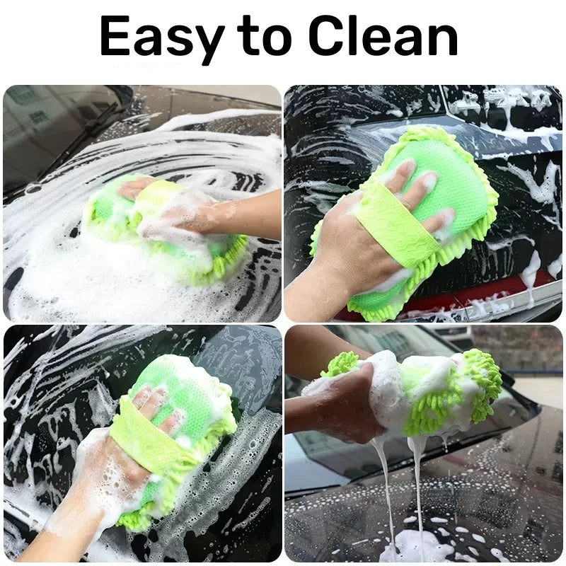 Microfiber Car Wash Sponge Set