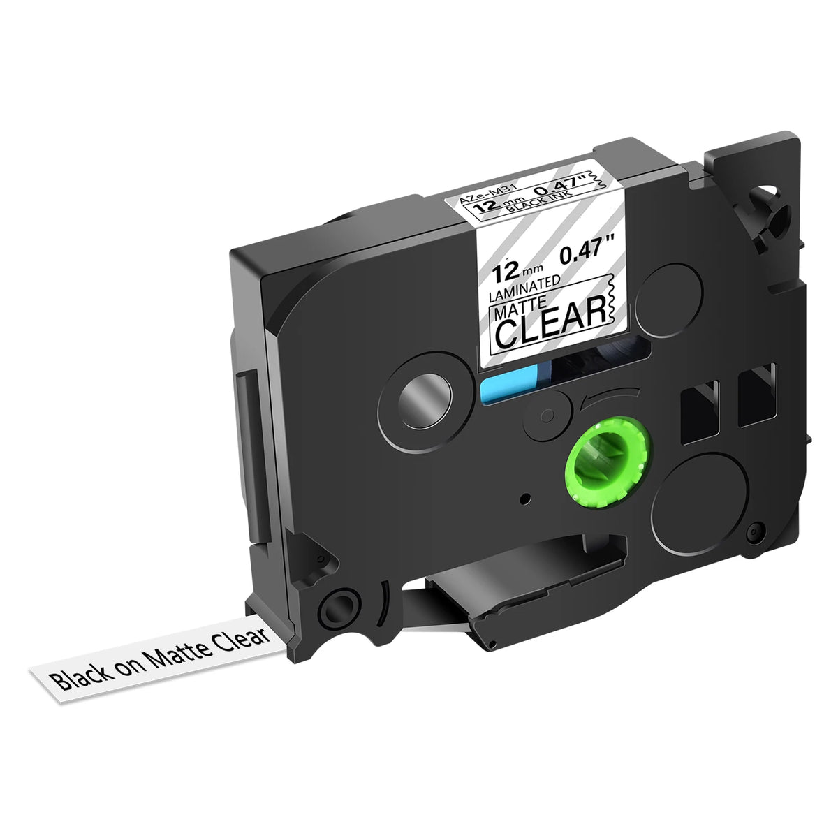 Laminated Label Tape Compatible with Brother P-Touch – 6mm to 24mm