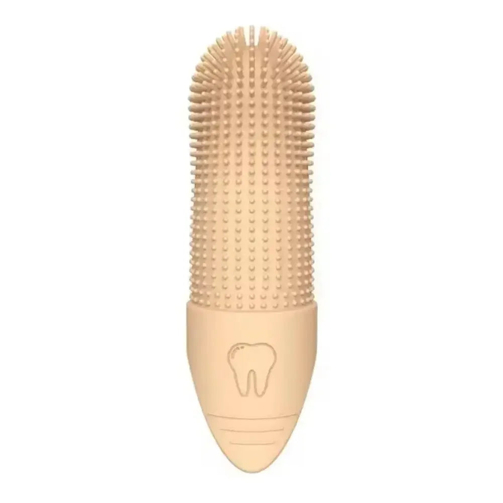 360° Soft Silicone Finger Toothbrush for Dogs & Cats