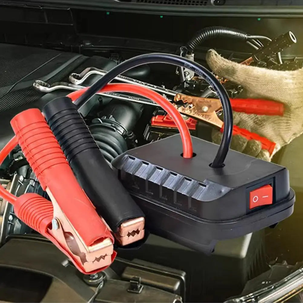 Battery-Powered Jump Starter Cable Adapter