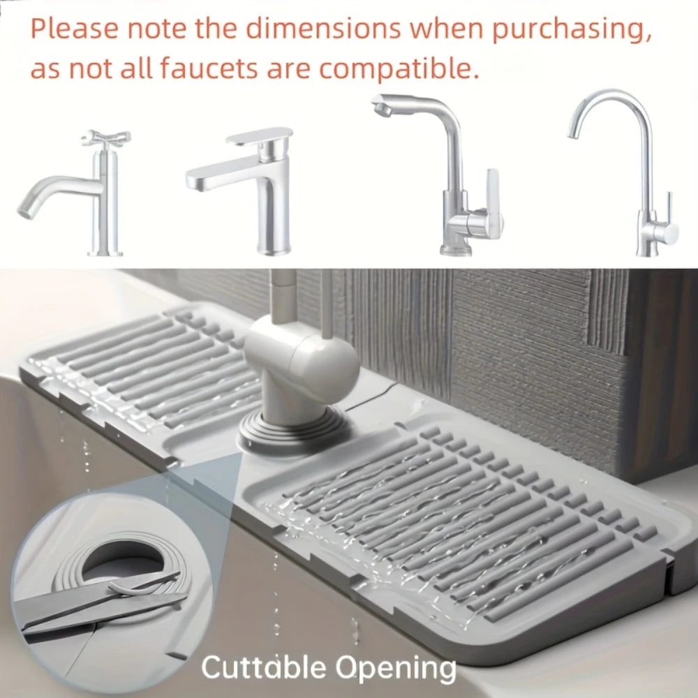 Quick-Dry Faucet Splash Guard Pad
