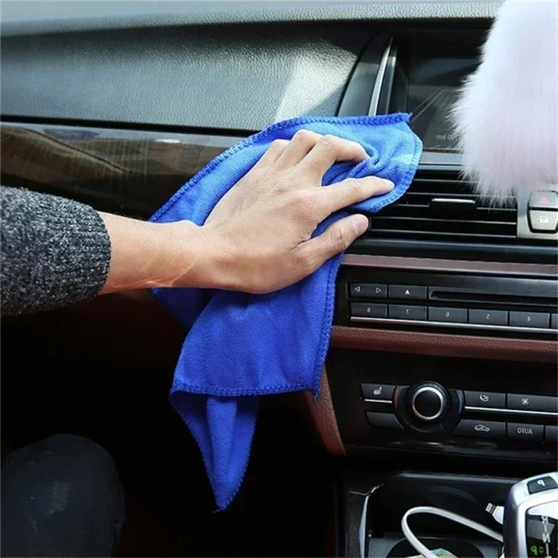 Lint-Free Microfiber Car Window Cloths