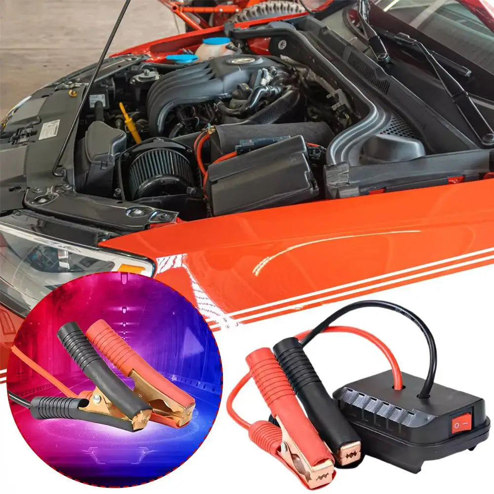 Battery-Powered Jump Starter Cable Adapter