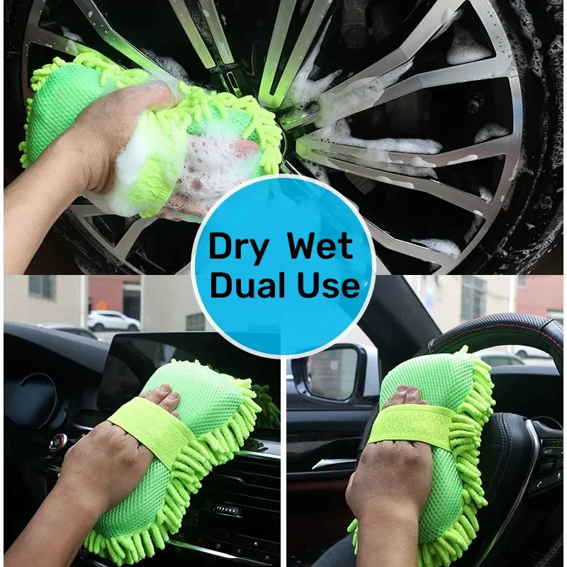 Microfiber Car Wash Sponge Set