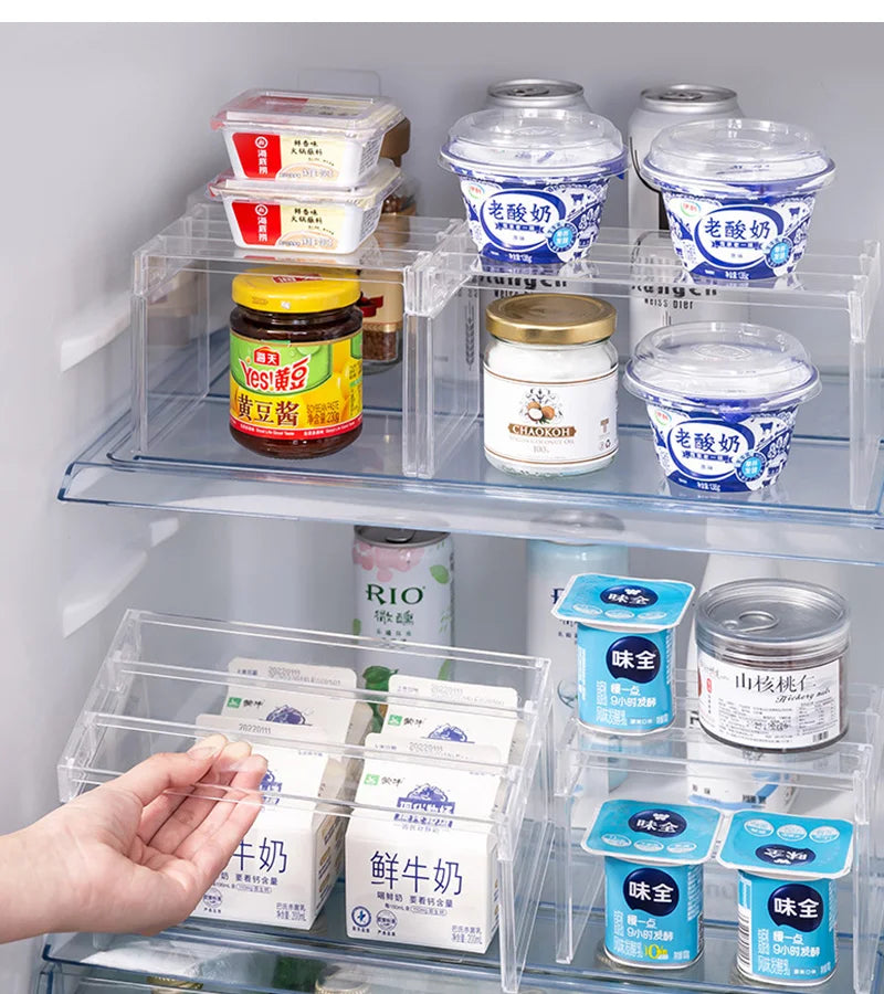 Stackable Refrigerator Shelf Organizer
