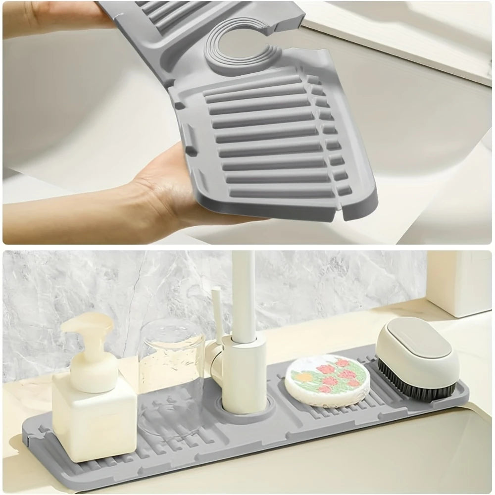 Quick-Dry Faucet Splash Guard Pad