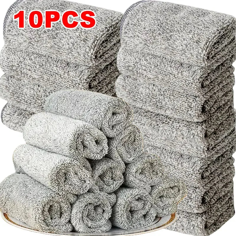 Reusable Microfiber Cleaning Towel Set