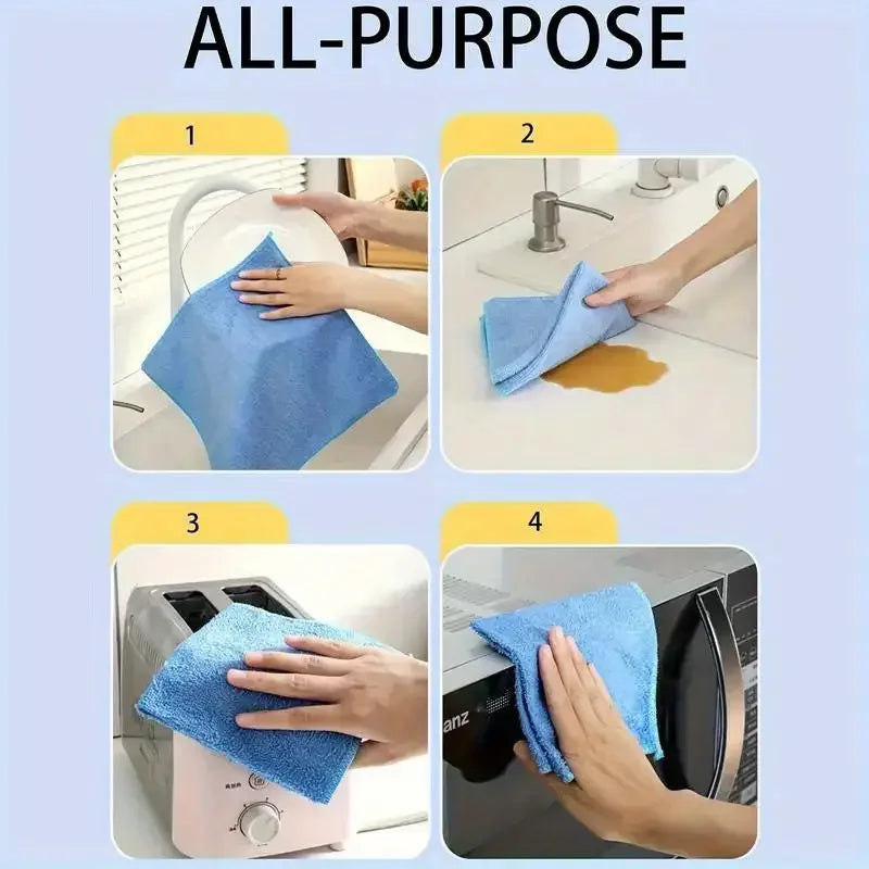 Multi-Surface Microfiber Cleaning Cloth Set