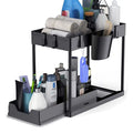 2-Tier Under-Sink Organizer with Hooks