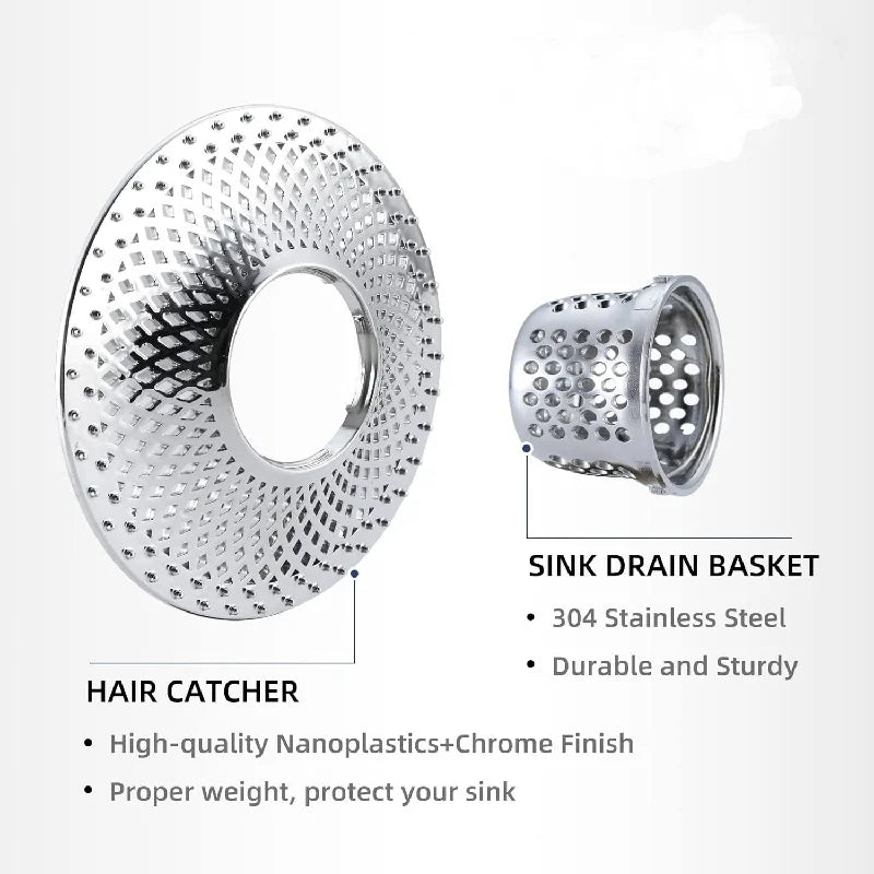 Detachable Shower Drain Hair Catcher