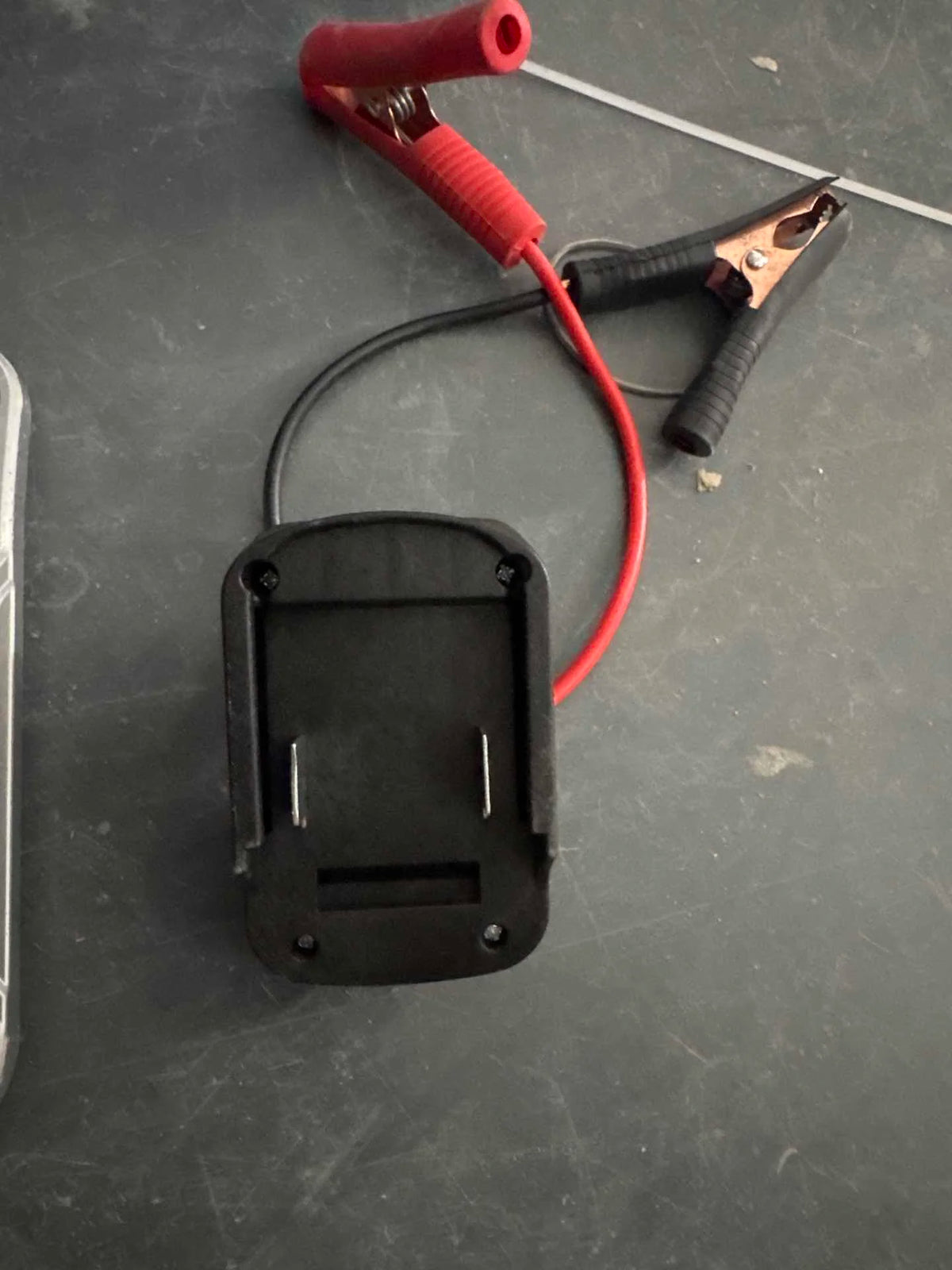 Battery-Powered Jump Starter Cable Adapter