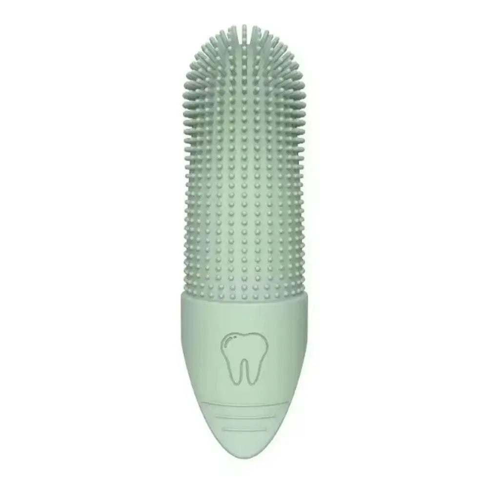 360° Soft Silicone Finger Toothbrush for Dogs & Cats