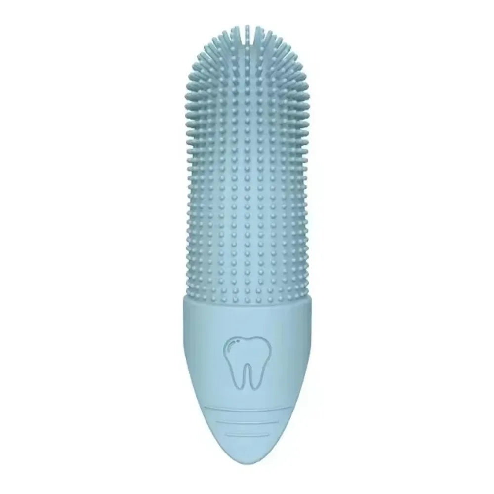 360° Soft Silicone Finger Toothbrush for Dogs & Cats