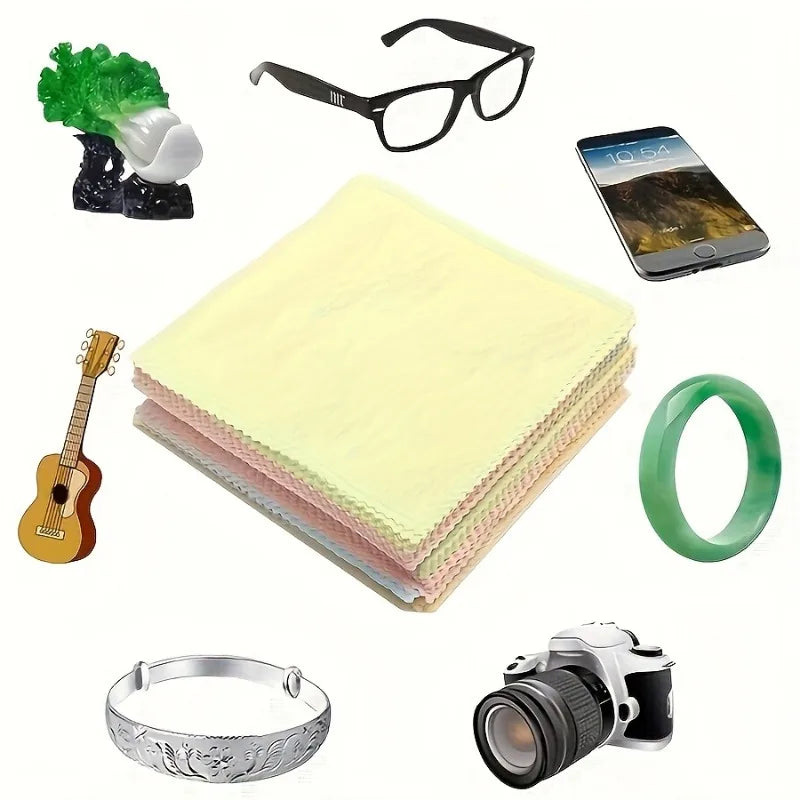 50-Piece Microfiber Lens & Screen Cloth Set