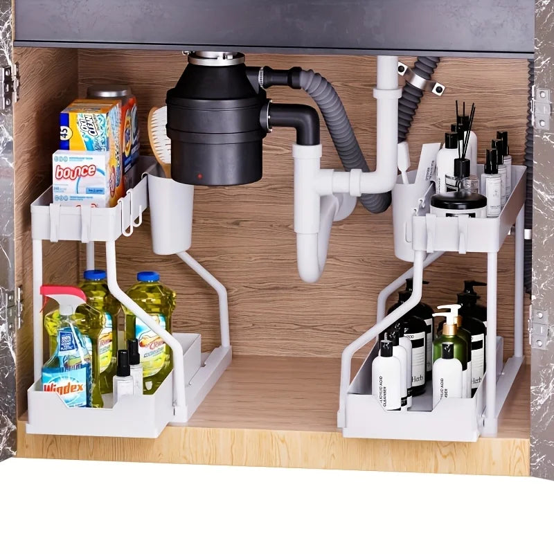 2-Tier Under-Sink Storage Drawer