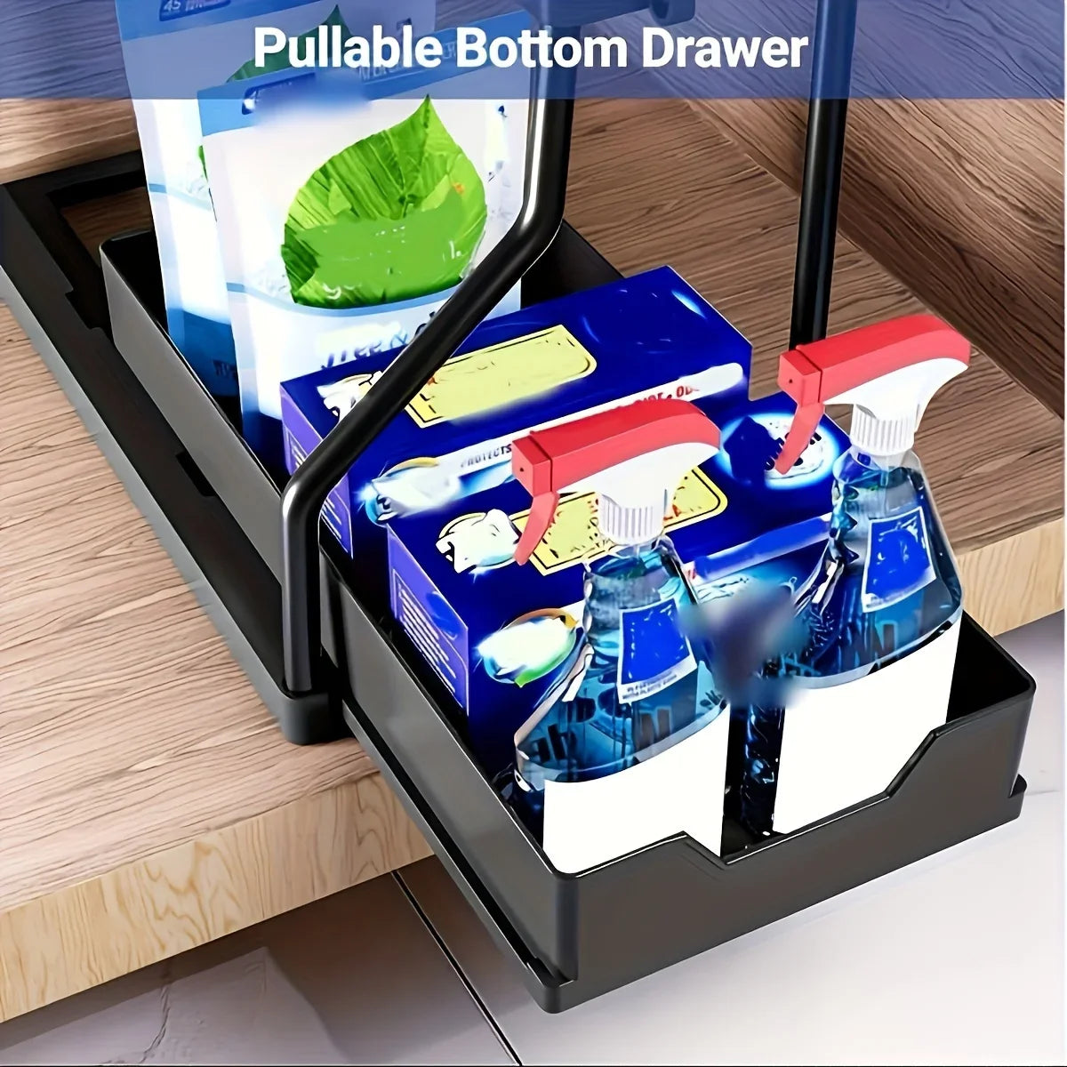2-Tier Under-Sink Storage Drawer