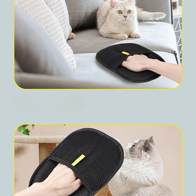 Washable Pet Grooming Hair-Removal Gloves