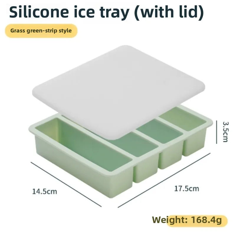 Silicone Freezer Tray with Lid