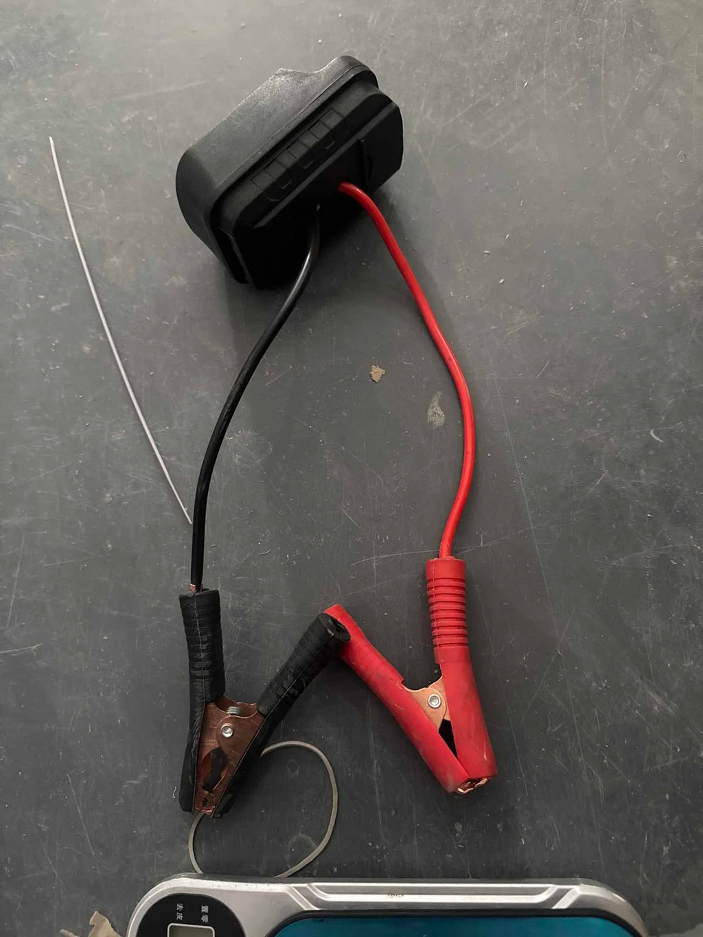 Battery-Powered Jump Starter Cable Adapter