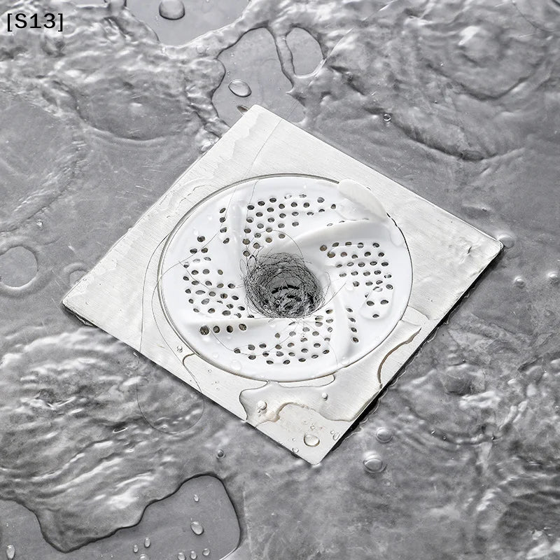 3-Piece Bathtub Drain Hair Catcher Set