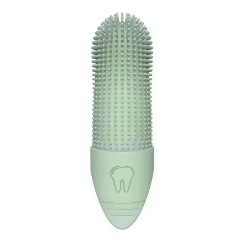 360° Soft Silicone Finger Toothbrush for Dogs & Cats