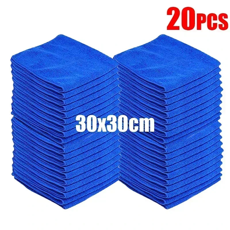 Lint-Free Microfiber Car Window Cloths