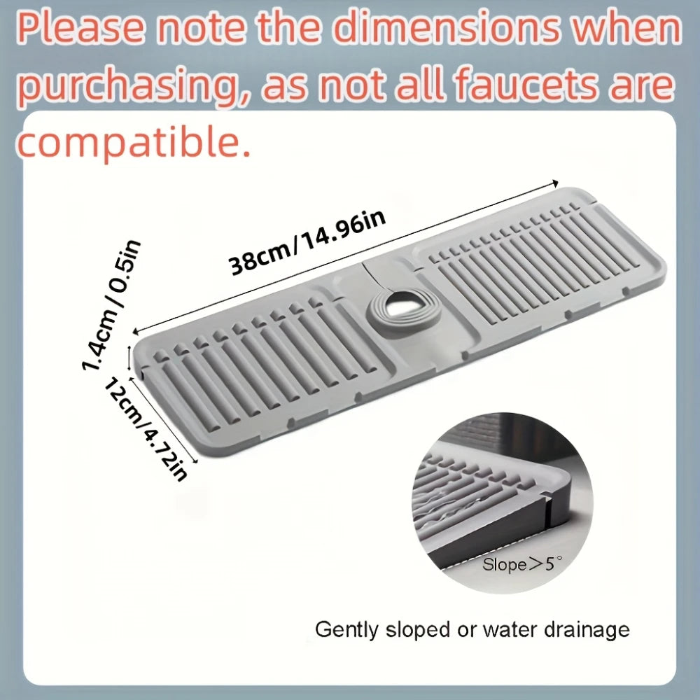 Quick-Dry Faucet Splash Guard Pad