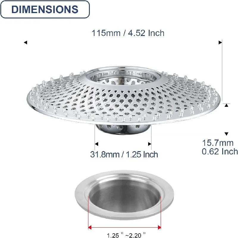 Detachable Shower Drain Hair Catcher