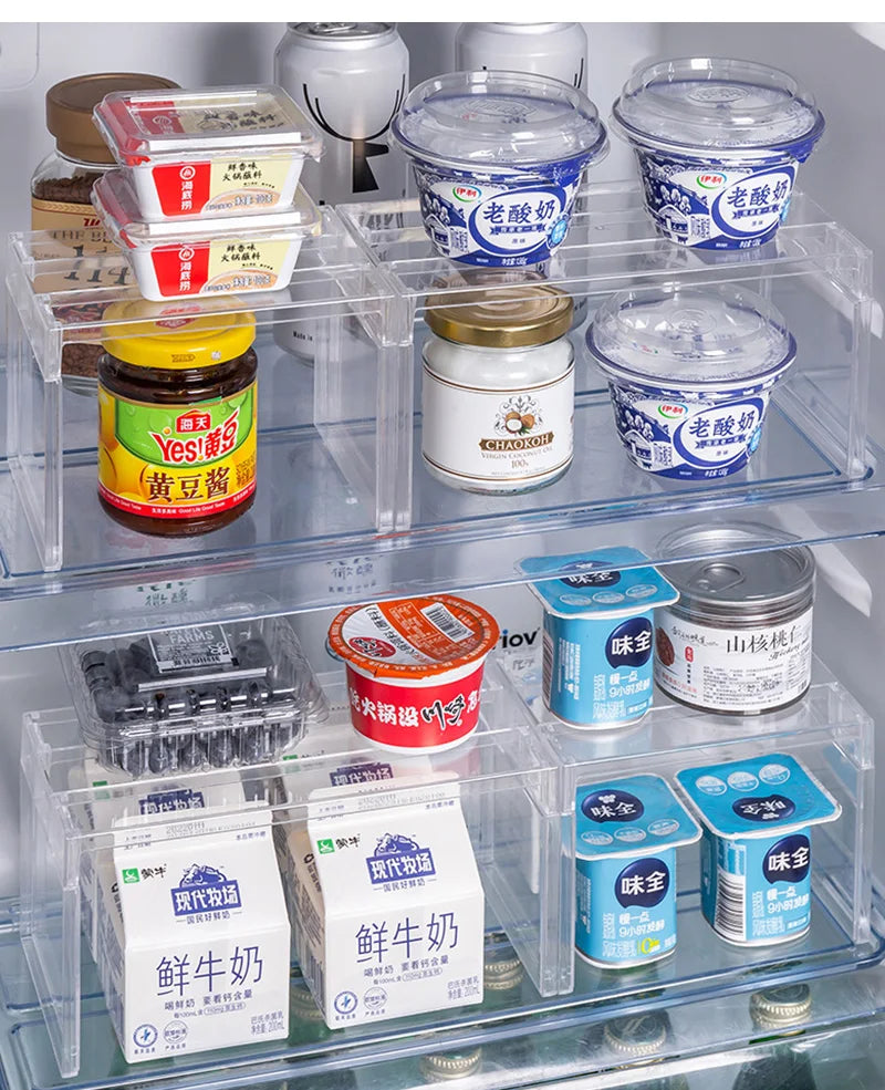 Stackable Refrigerator Shelf Organizer