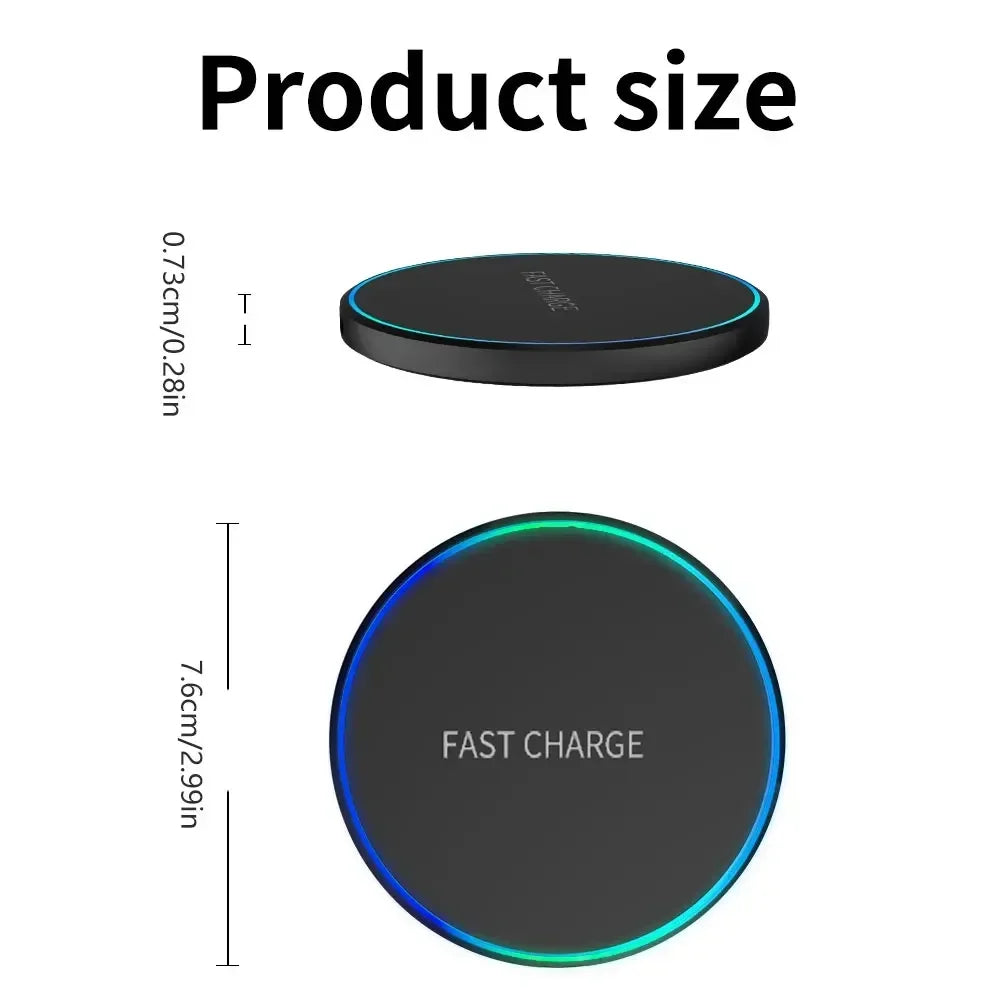 Wireless Charging Station for Phone, Watch & Earbuds