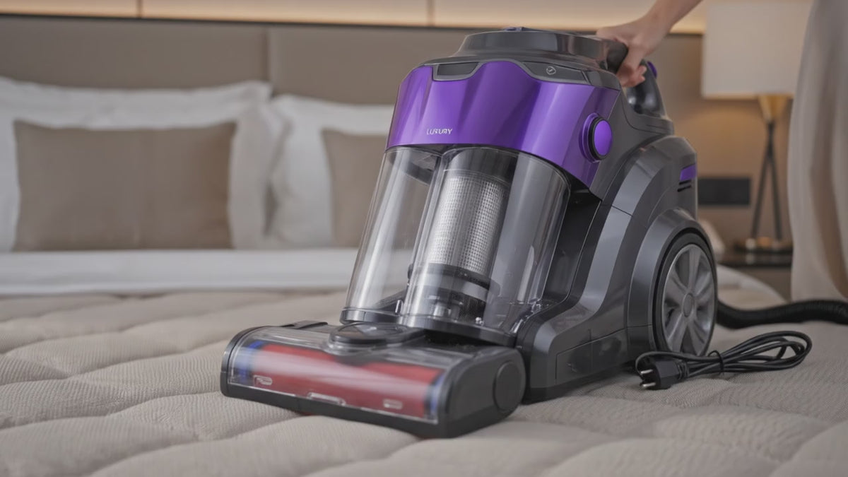 550W Mattress Vacuum Cleaner 18KPa HEPA Heated Bed & Sofa Cleaner