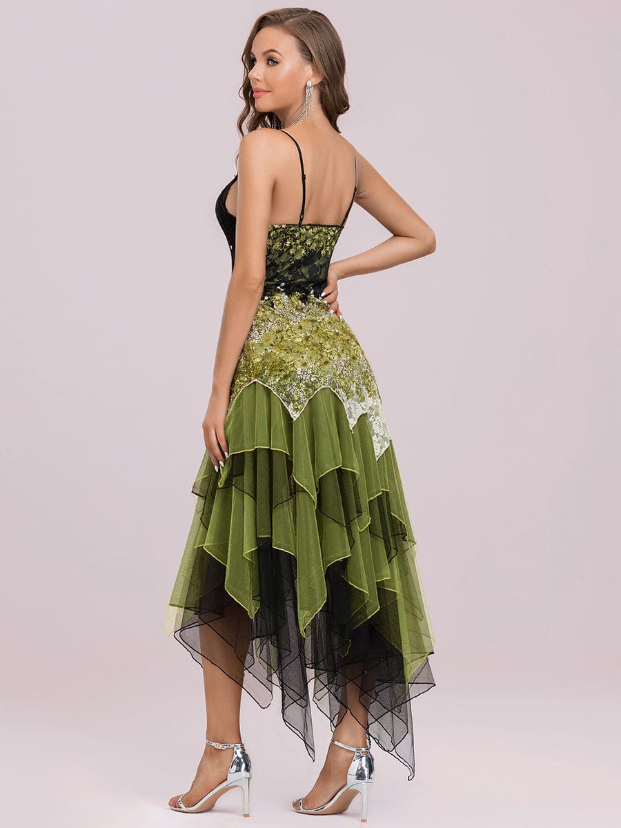 Women's Gradient Color Cocktail Dress in Blouses & Shirts